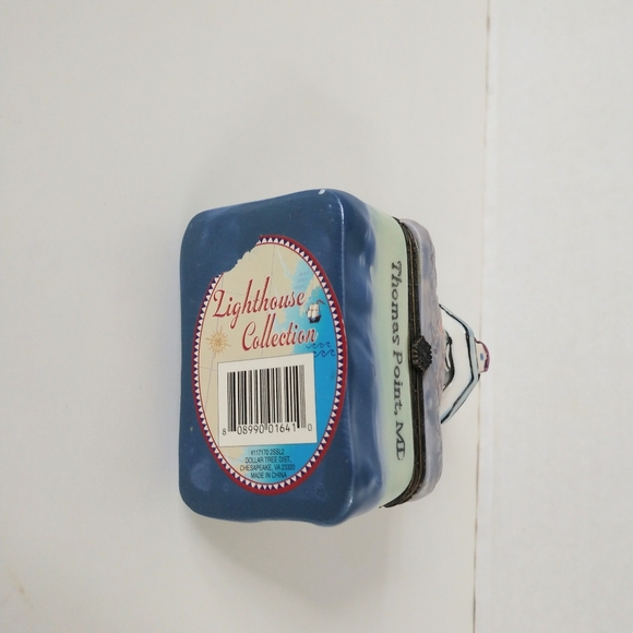 Thomas Point MD Lighthouse Trinket Box Collectible Vintage - Picture 4 of 12